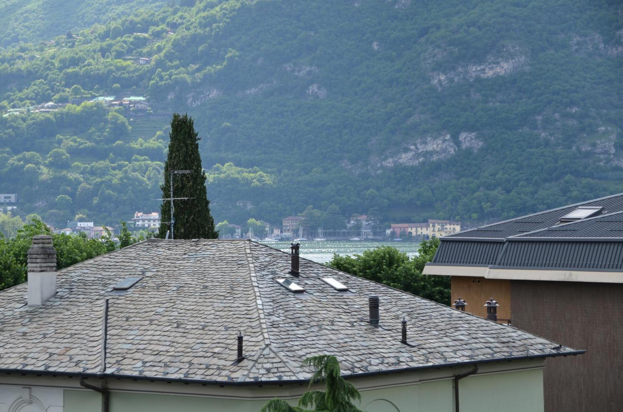 Big Romantic Lake View & Terrace Apartment Lecco Luaran gambar
